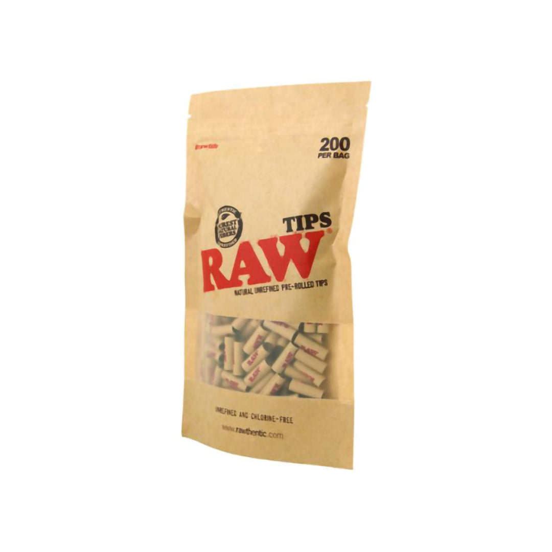 RAW Prerolled Filter Tips 200er Pack – Ungebleicht & Sofort Einsatzbereit
